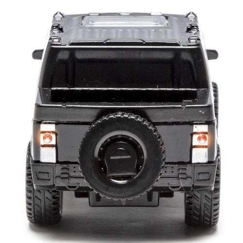 Menards 279-4477 lighted 1:48 die-cast black SUV O SCALE NEW - Image 3