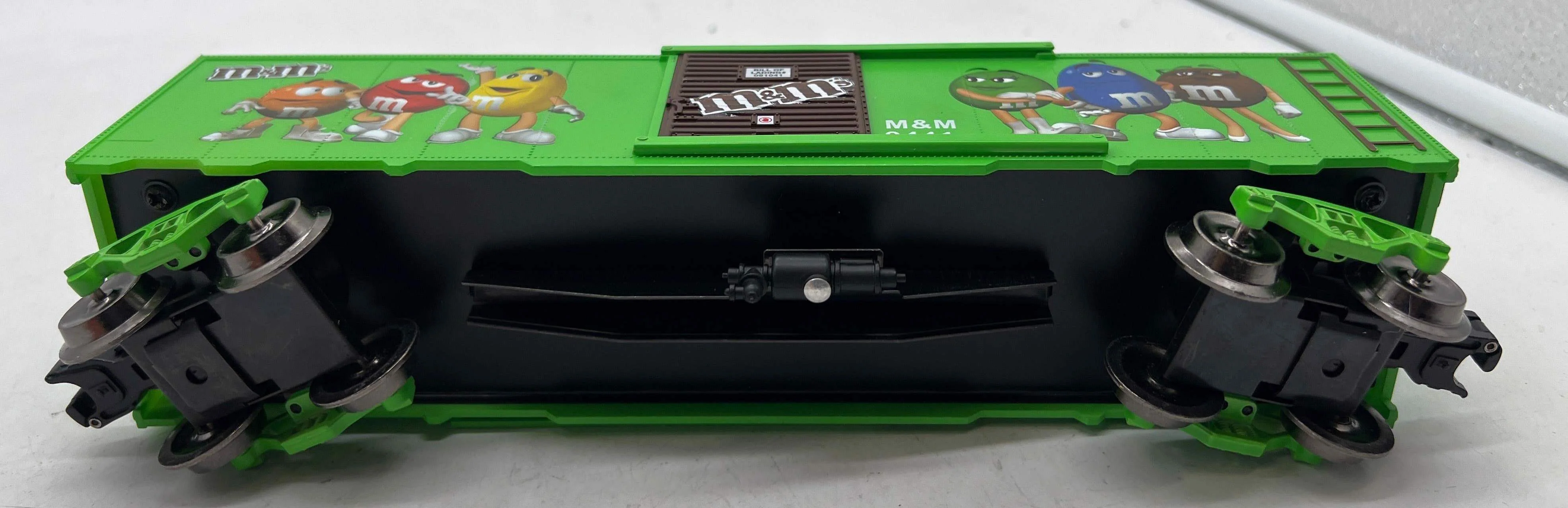 Menards 279-4599 M&M's Green Box Car O Scale Used Excellent - Image 2
