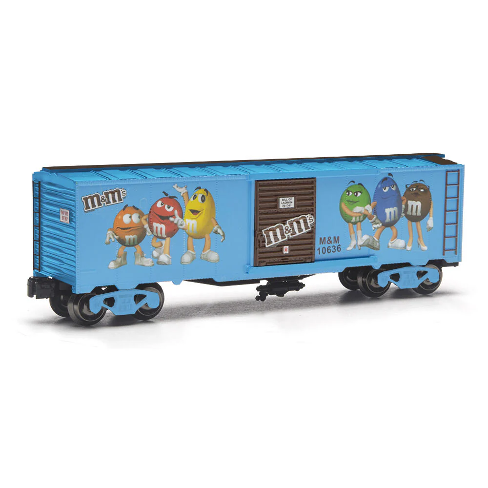 Menards 279-8132 M&M's Light Blue Boxcar  O SCALE NEW - Image 4