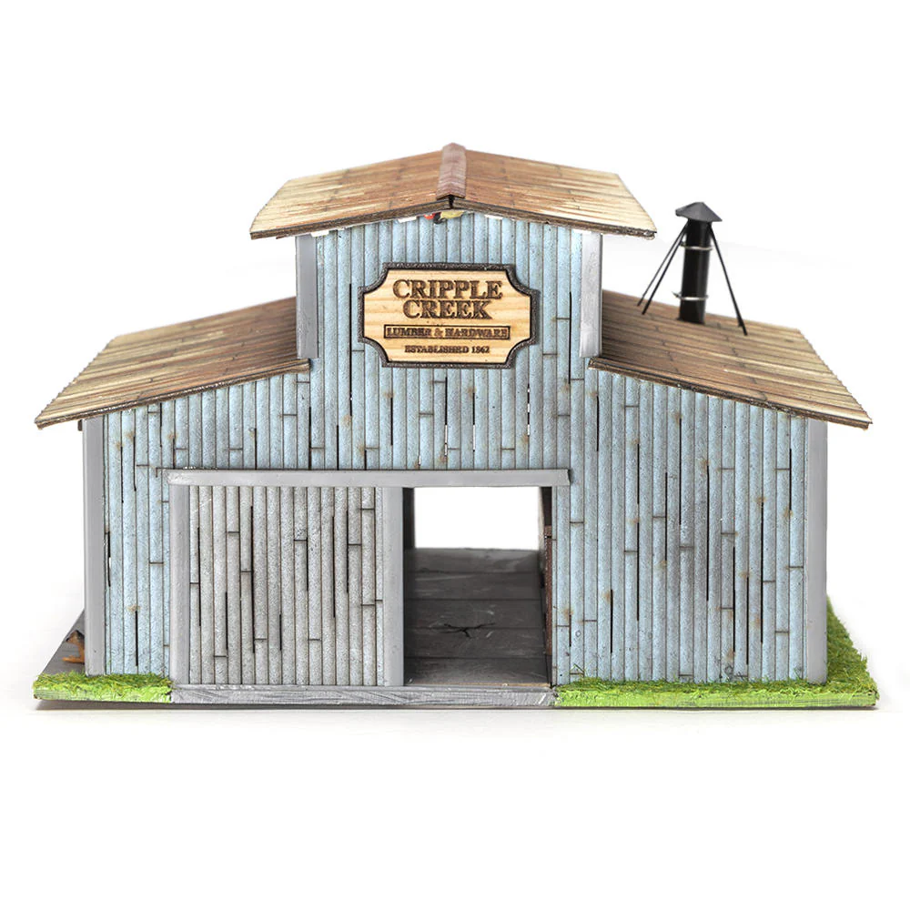 Menards 2795530 Cripple Creek Lumber Yard Building HO Scale NEW - Image 3