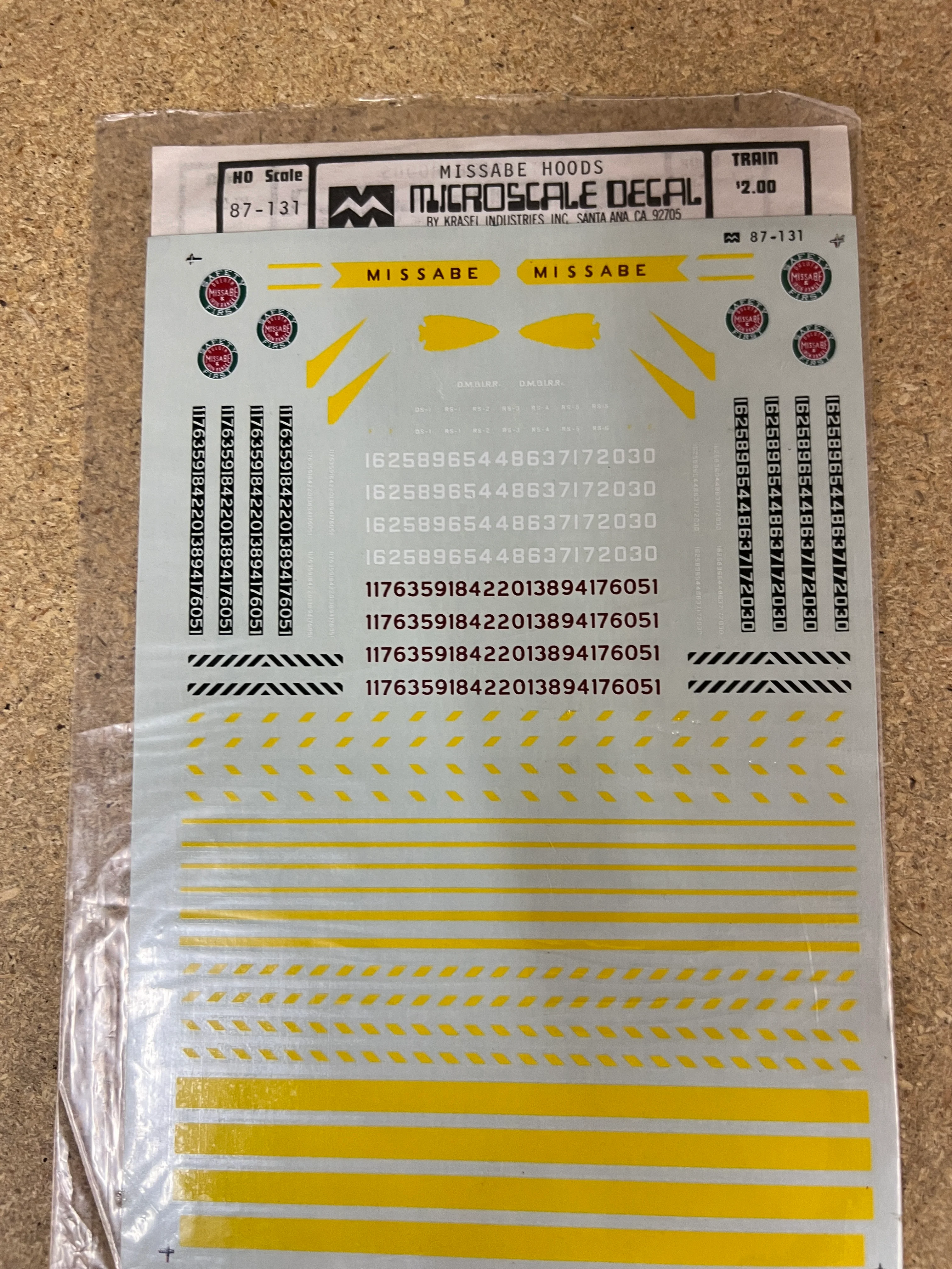 MicroScale Details 87-131 Missabe Hoods HO SCALE