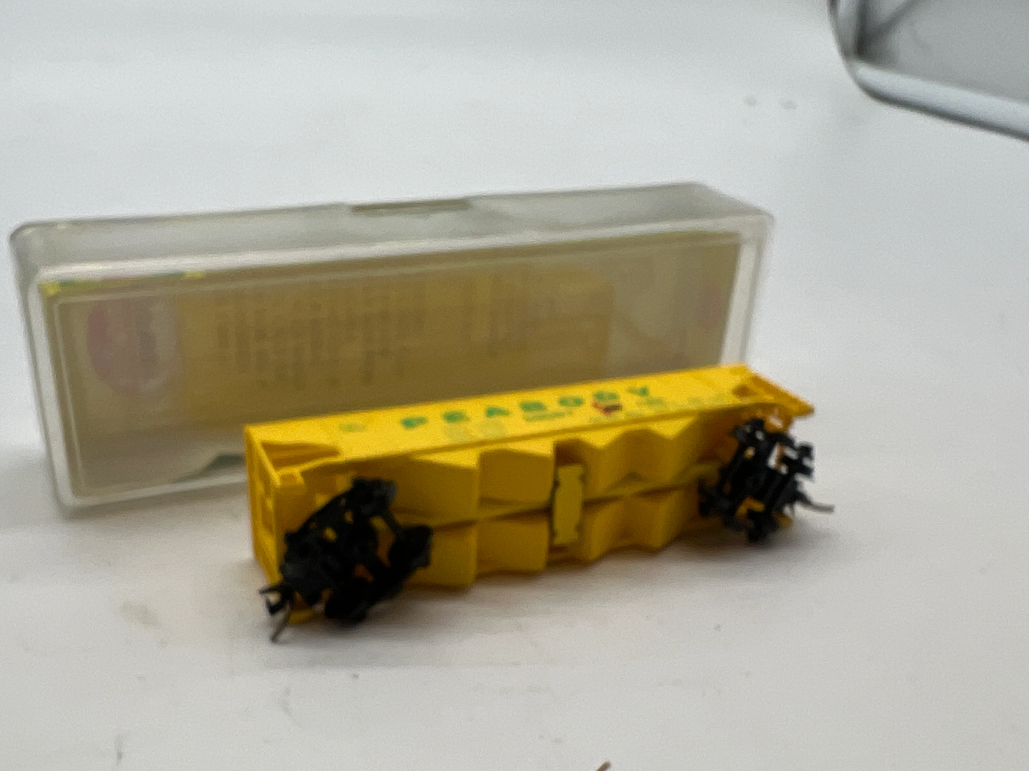 Model Power 3220 Peabody Short Line 4 Bay Open Hopper PSL 6613 N Scale Like New - Image 3