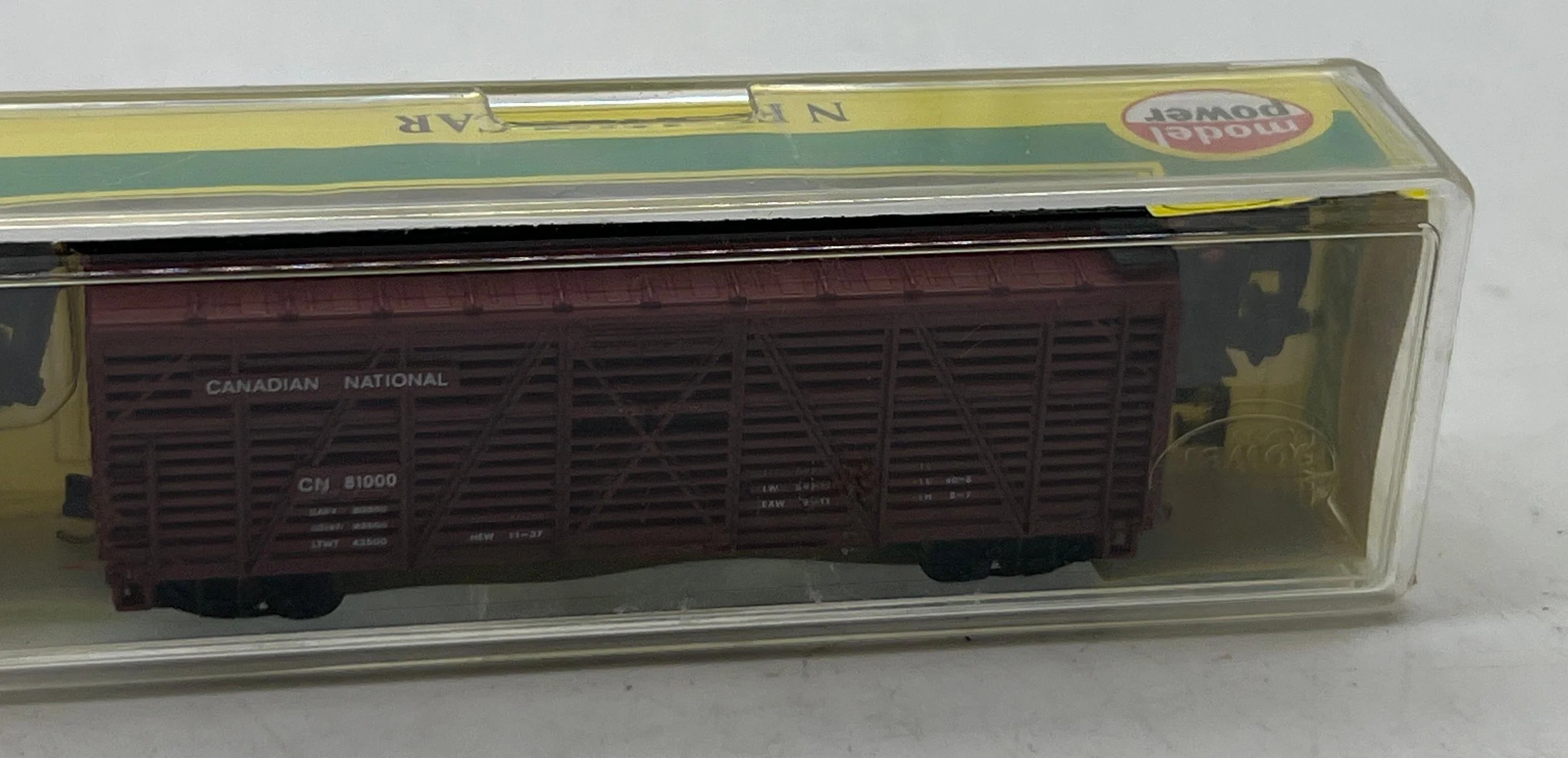 Model Power 3445 Cattle car Canadian National N SCALE Like New - Image 2