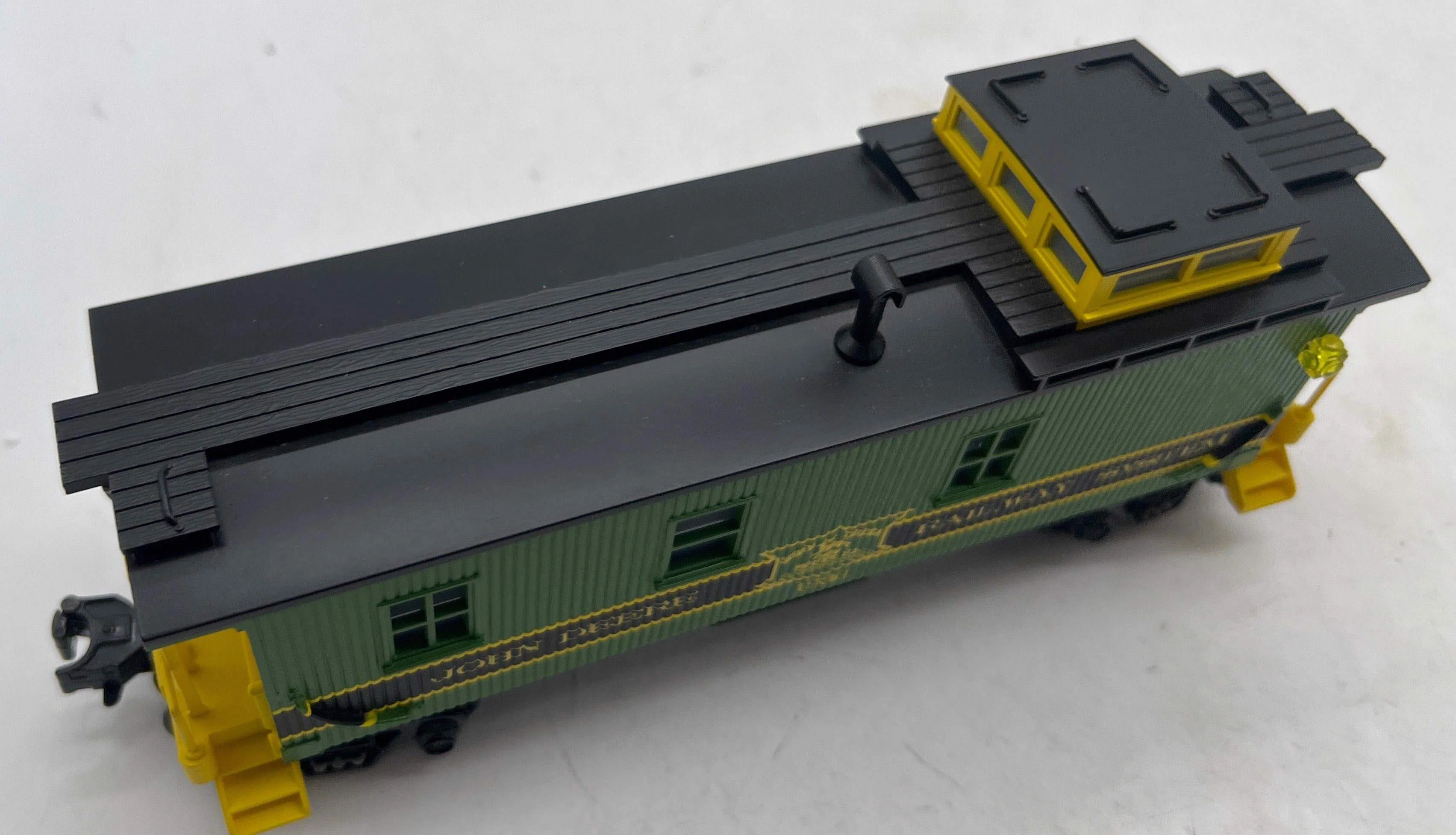 MTH 1936JD John Deere Railway System Woodside Caboose O SCALE Used Excellent No Box - Image 2