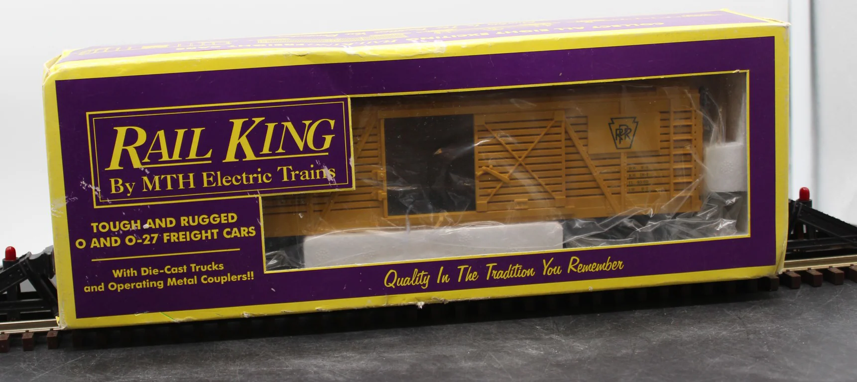 MTH 20-7100 Pennsylvania Stock Car O SCALE Used Excellent - Image 2
