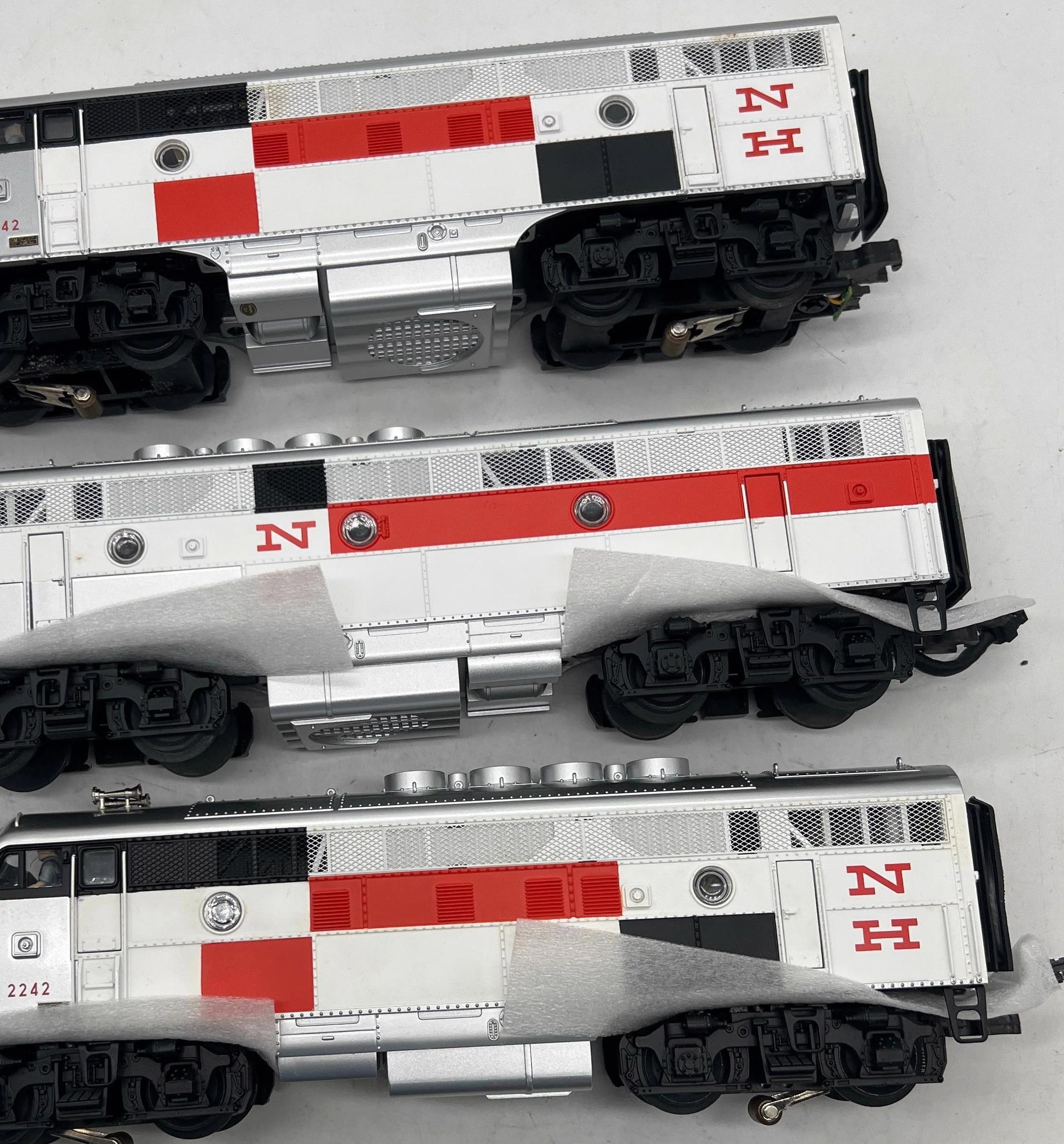 MTH 20-80003b NEW HAVEN NH F-3 ABA Diesel Set Premier O Scale Used Excellent - Image 2