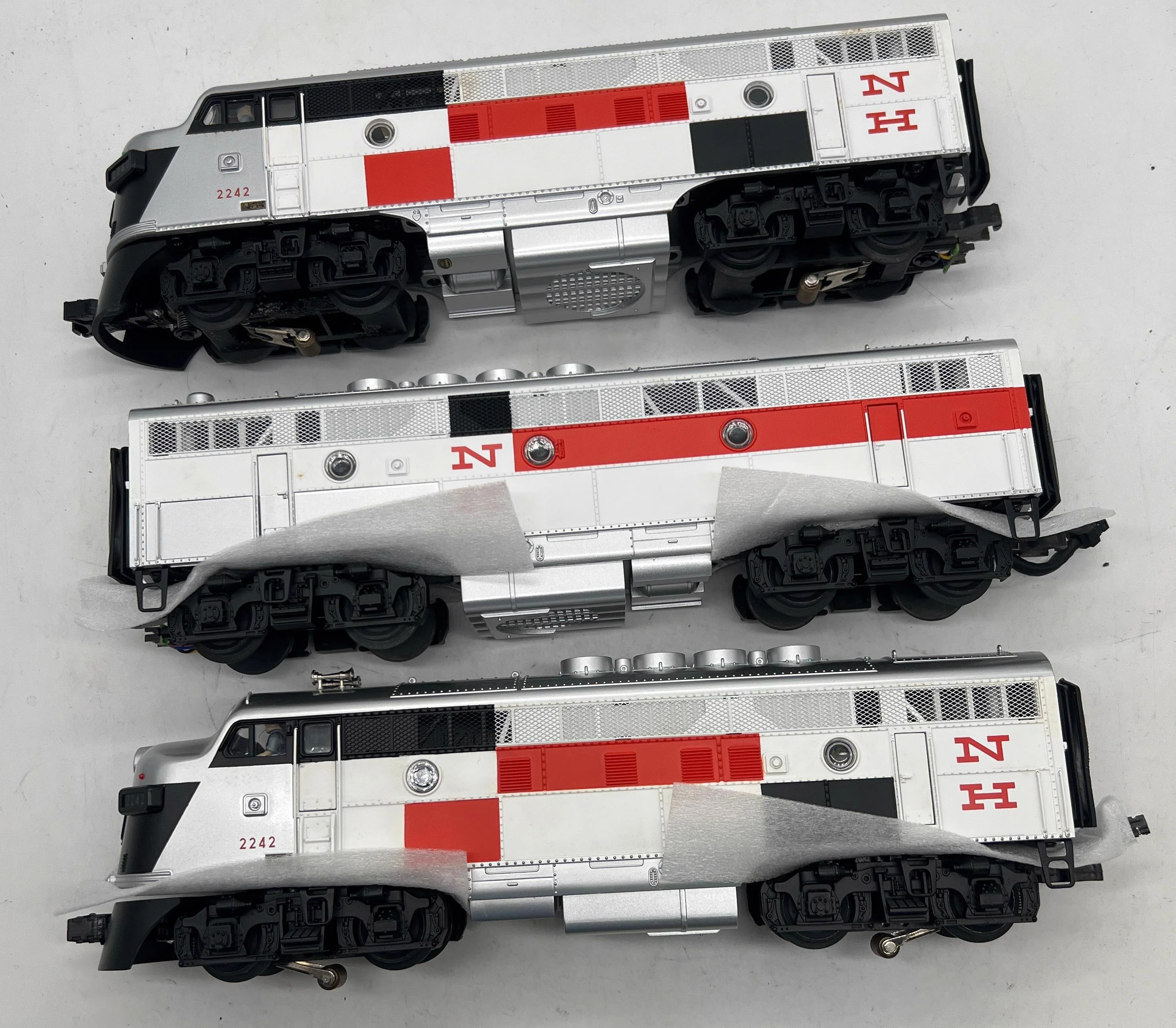 MTH 20-80003b NEW HAVEN NH F-3 ABA Diesel Set Premier O Scale Used Excellent - Image 7
