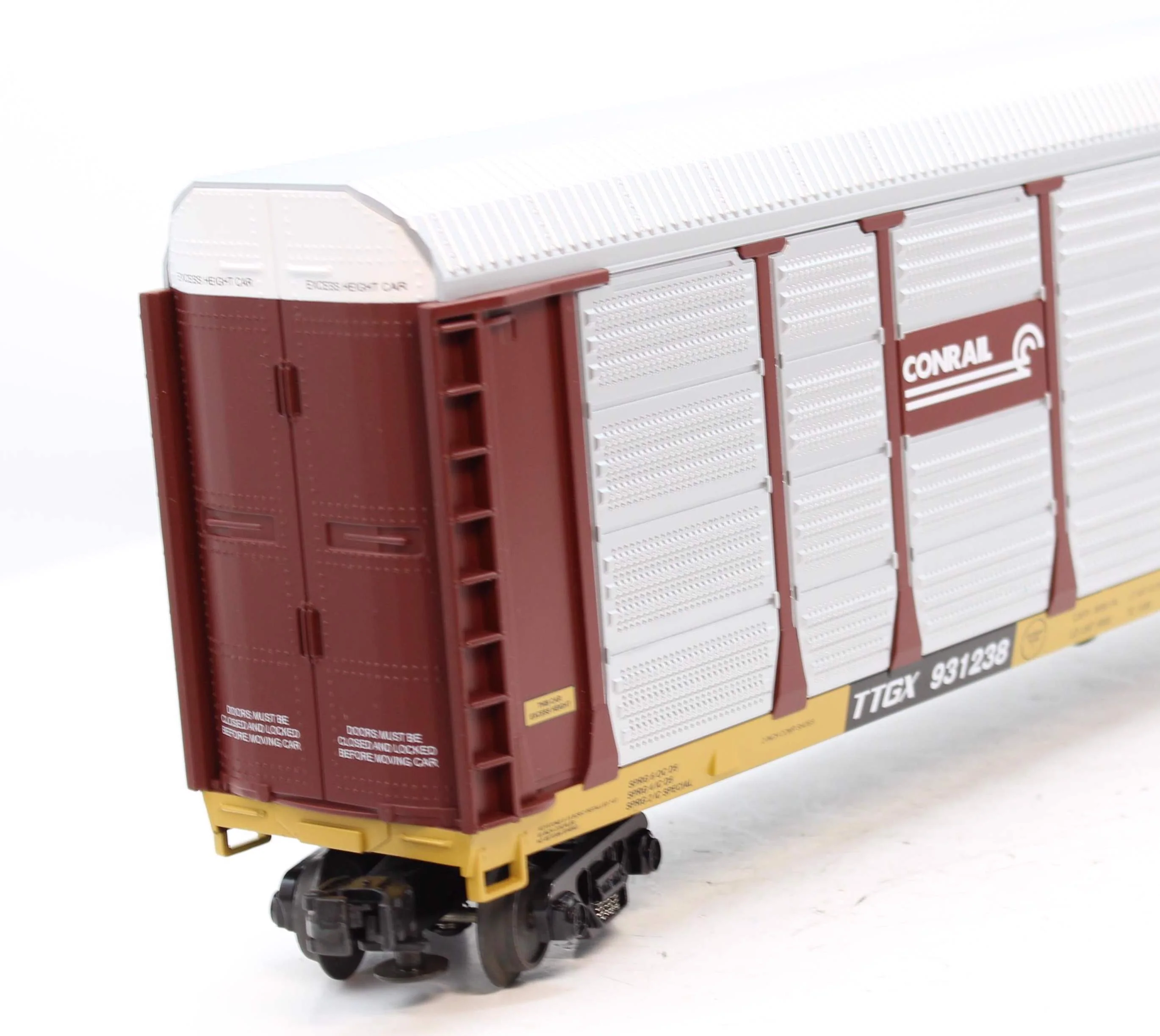 MTH 20-98241 Premier Conrail Corrugated Auto Carrier O SCALE NEW Damaged Box - Image 6