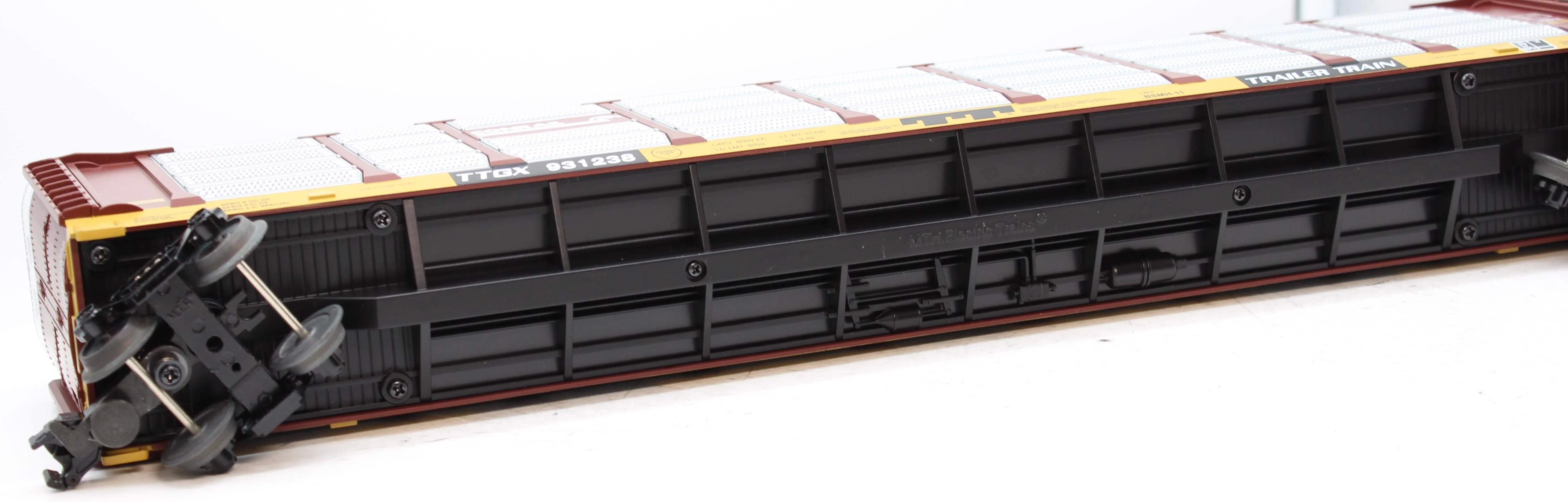 MTH 20-98241 Premier Conrail Corrugated Auto Carrier O SCALE NEW Damaged Box - Image 8