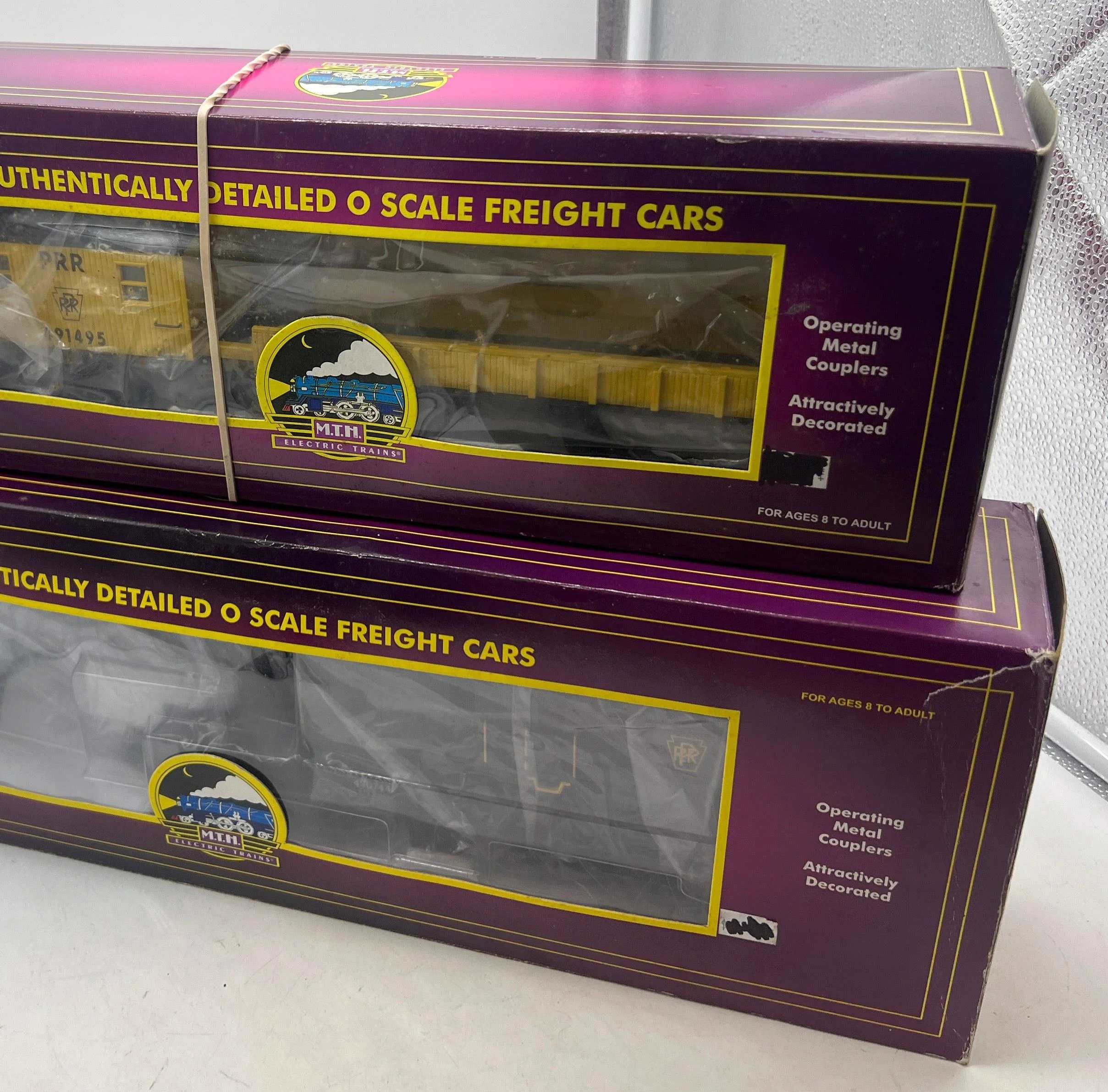 MTH 20-98298, 20-98302 Pennsylvania PRR Crane Car and Crane Tender (Set of 2) O Scale Used Excellent - Image 10