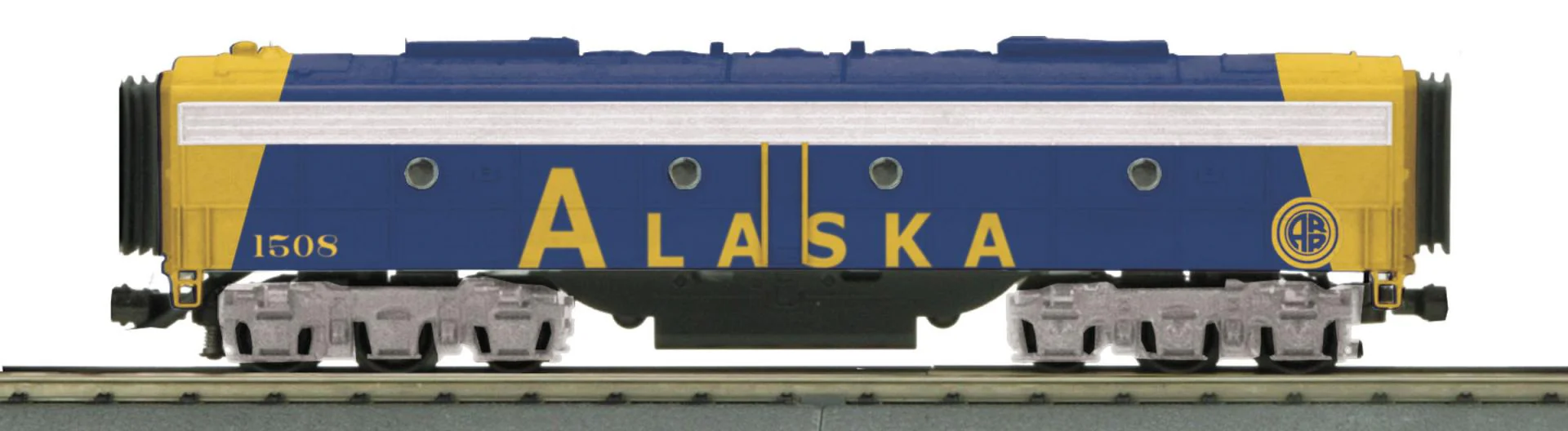 MTH 30-20393-1, 30-20393-3 Alaska E-8 ABA Diesel Engine Set: E-8AA w/Proto-Sound 3.0 and E-8 B Unit (Nonpowered) O Scale NEW - Image 2