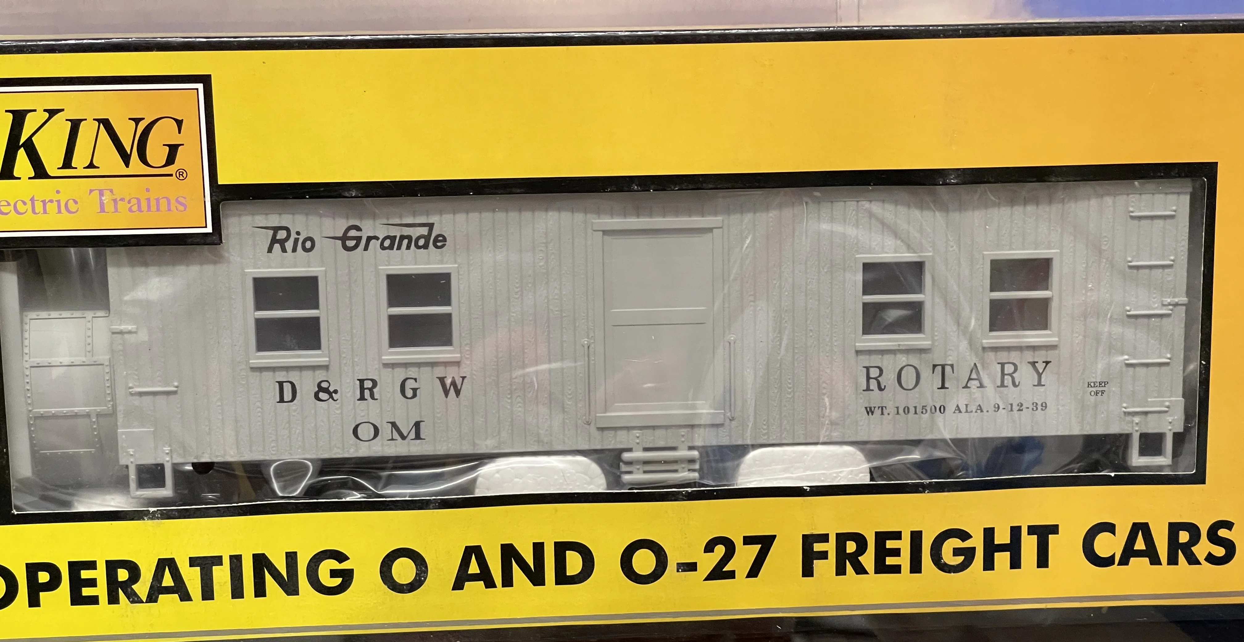 MTH Railking 30-2123 Denver & Rio Grande Rotary Snow Plow Car # O SCALE NEW - Image 2
