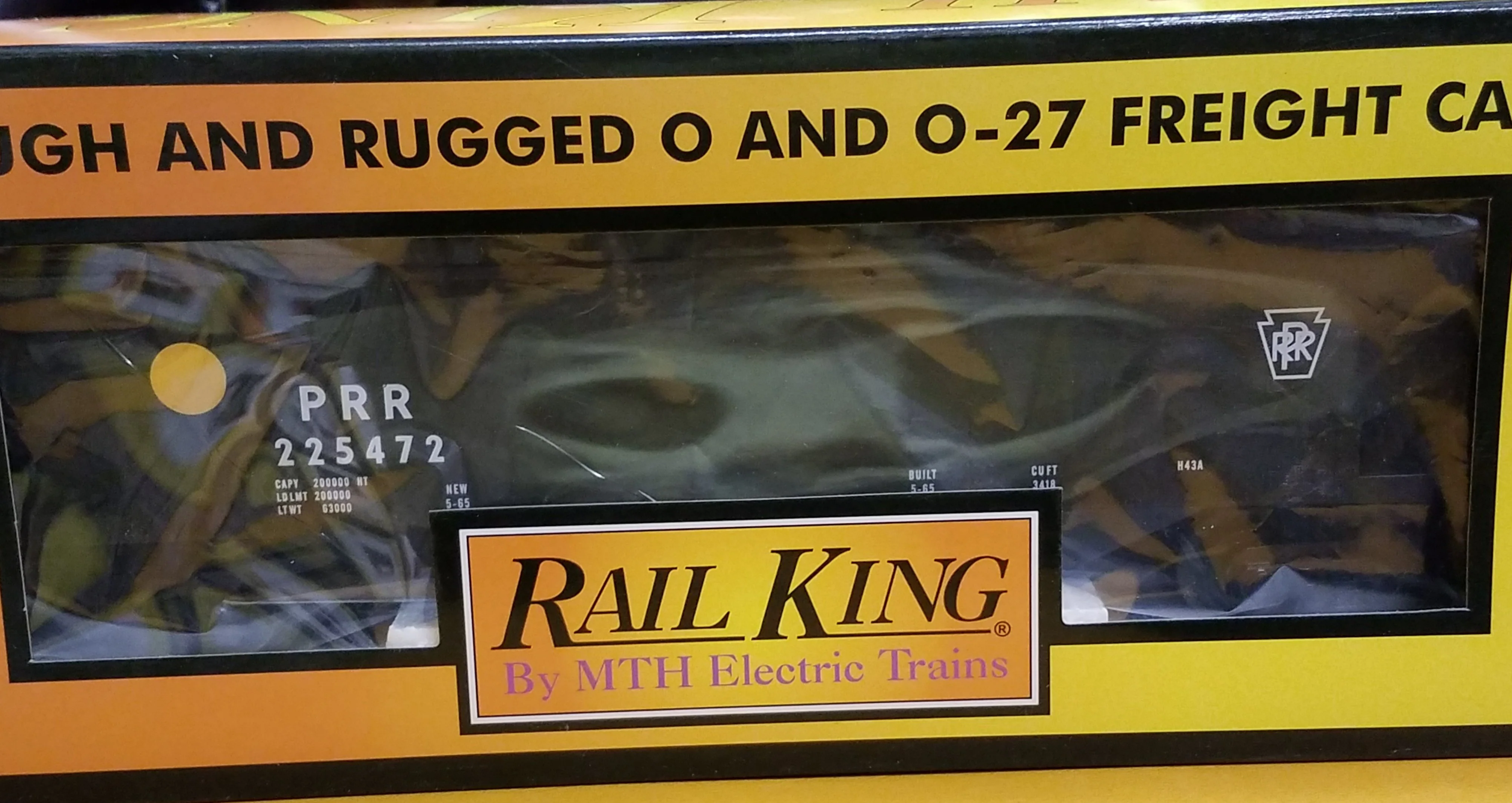 MTH 30-4234A Pennsylvania Railroad PRR 4 Bay Hopper Car with Coal Load o scale new - Image 2