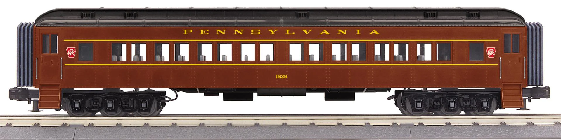 MTH 30-69379 Pennsylvania Railroad PRR 4 Car 60' Madison Passenger Set, 30-69380 2 car Madison Set AND 30-69381 Madison Coach Car (7 Cars) Limited O Scale NEW - Image 4