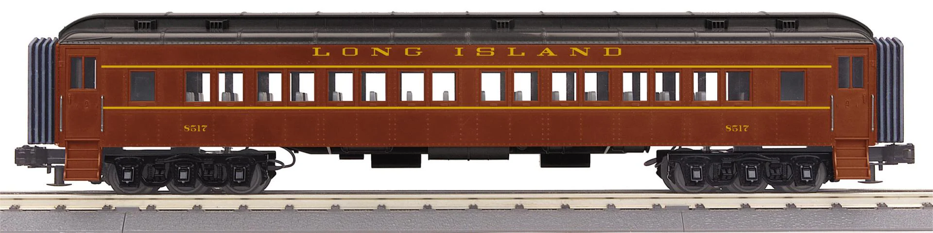 MTH 30-69382 Long Island 4 car 60' Madison Passenger Car Set, 30-69383 2 Car 60' Madison Passenger Set AND 30-69384 60' Madison Coach (7 Car set) Limited O Scale NEW - Image 4
