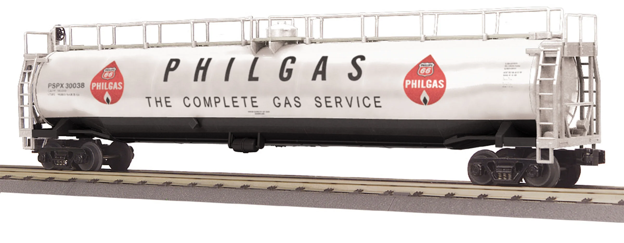 MTH Railking 30-73427 Philgas 33K Gallon Tank Car #30038. O SCALE NEW - Image 3