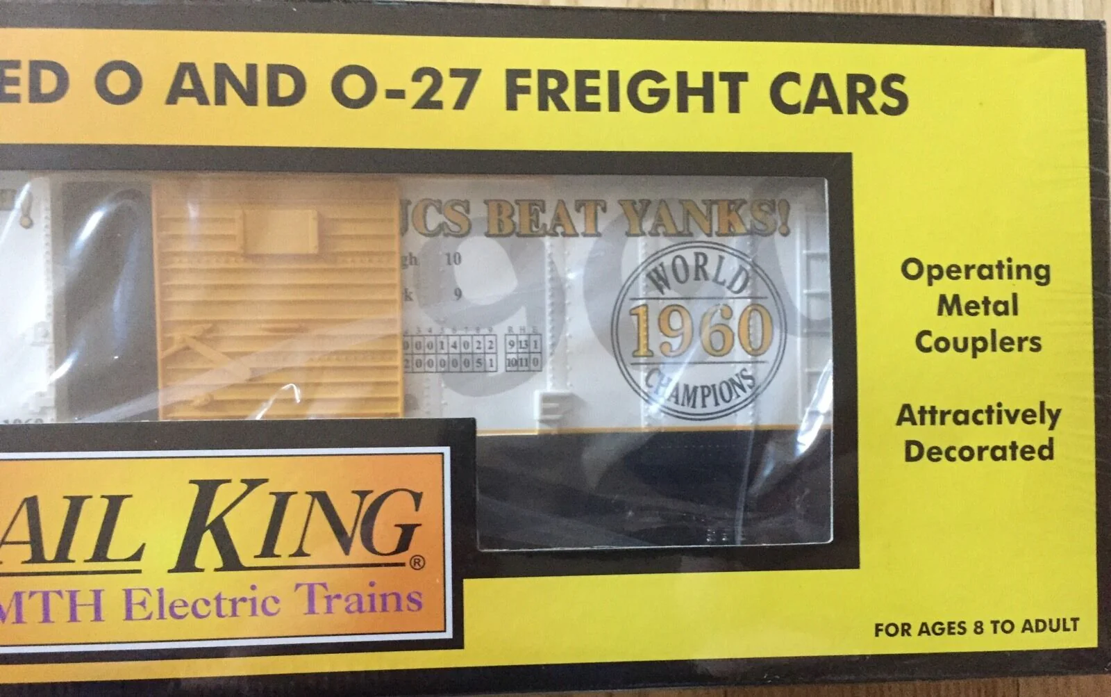 MTH 30-74129 Mazeroski World Series Homer Boxcar O Scale new - Image 3