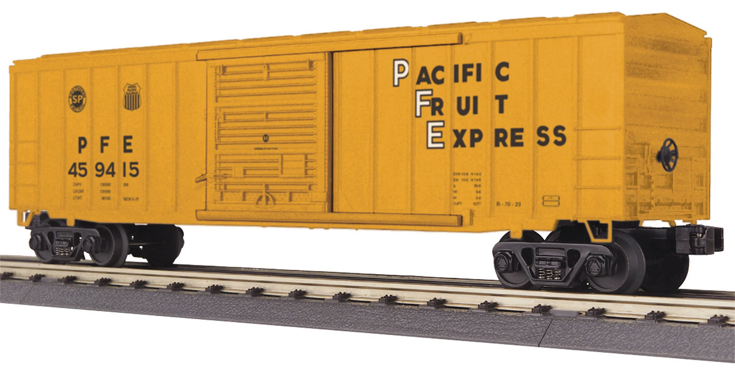 MTH 30-74811 Pacific Fruit Express 50' Modern Boxcar - Car No. 459415 o scale new