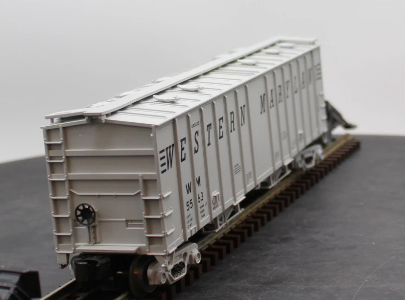 MTH 30-75107 Electric Trains Rail King Western Maryland Airslide Hopper Car O SCALE Like New - Image 9