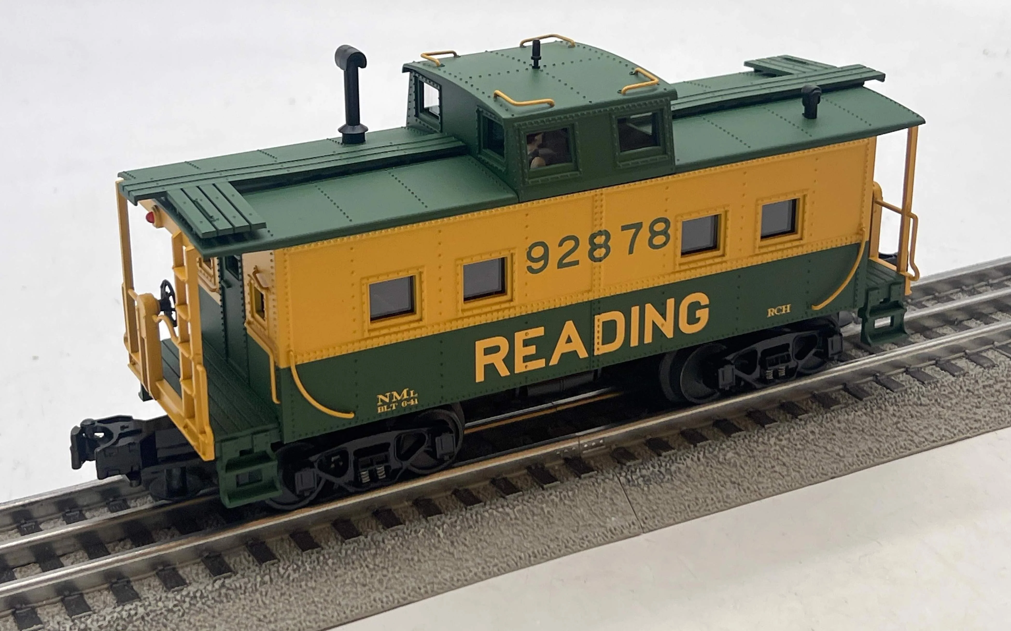 MTH 30-7733 READING Steel Caboose Railking #92890 O Scale Like New - Image 2