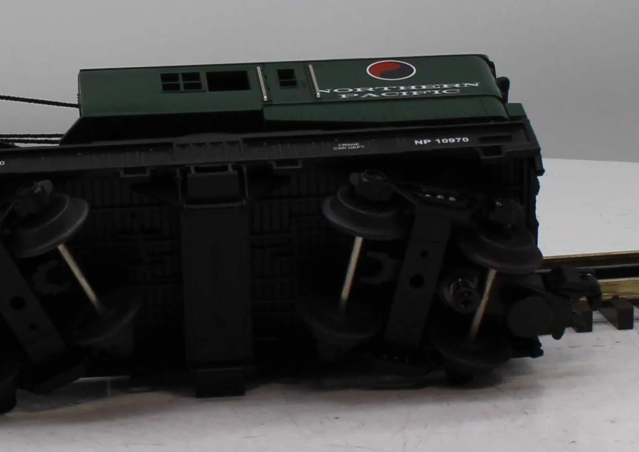 MTH 30-7911 NORTHERN PACIFIC Crane Car RailKing O Scale Like New - Image 4