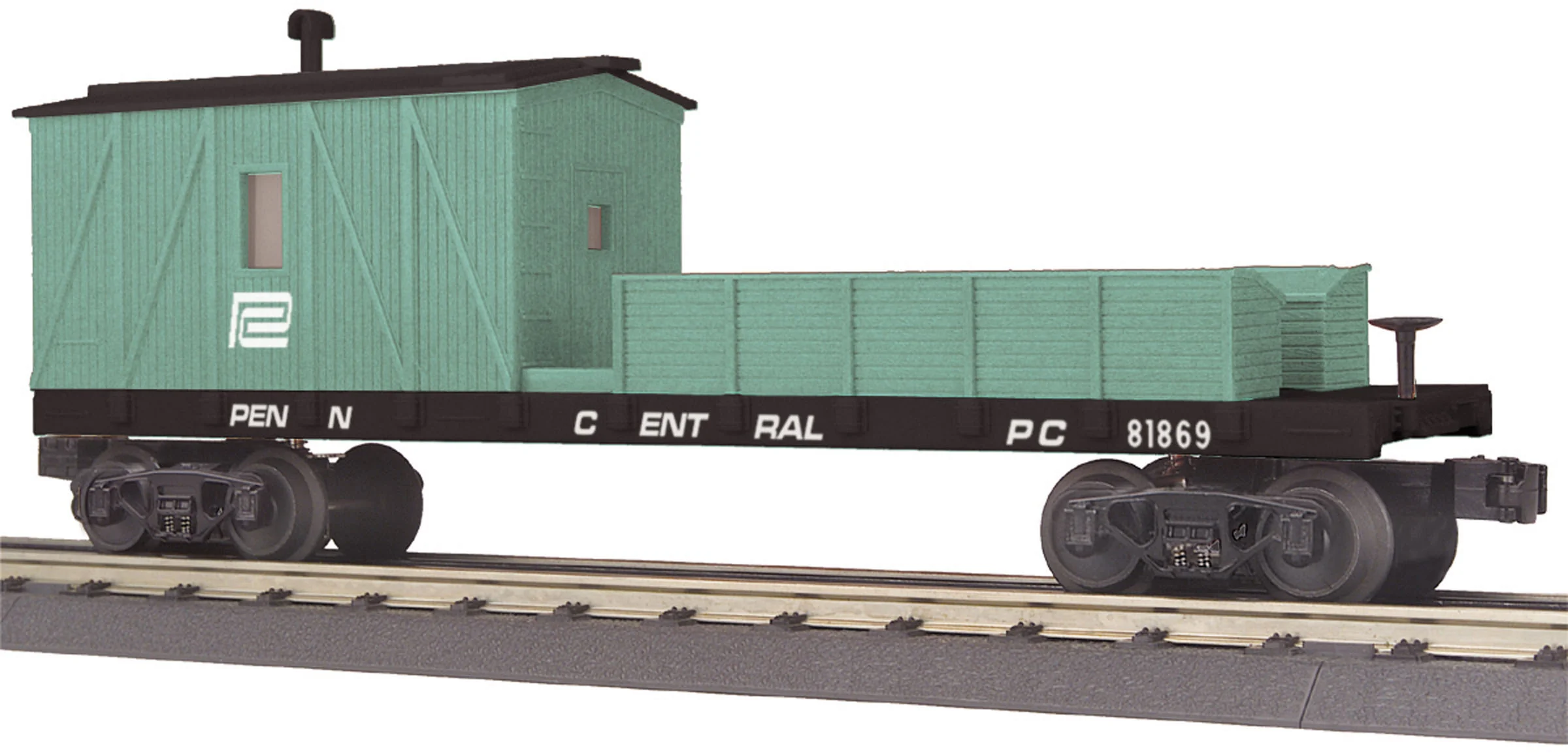 MTH 30-79488 Penn Central Crane Tender Car -  Car No. 81869 o scale