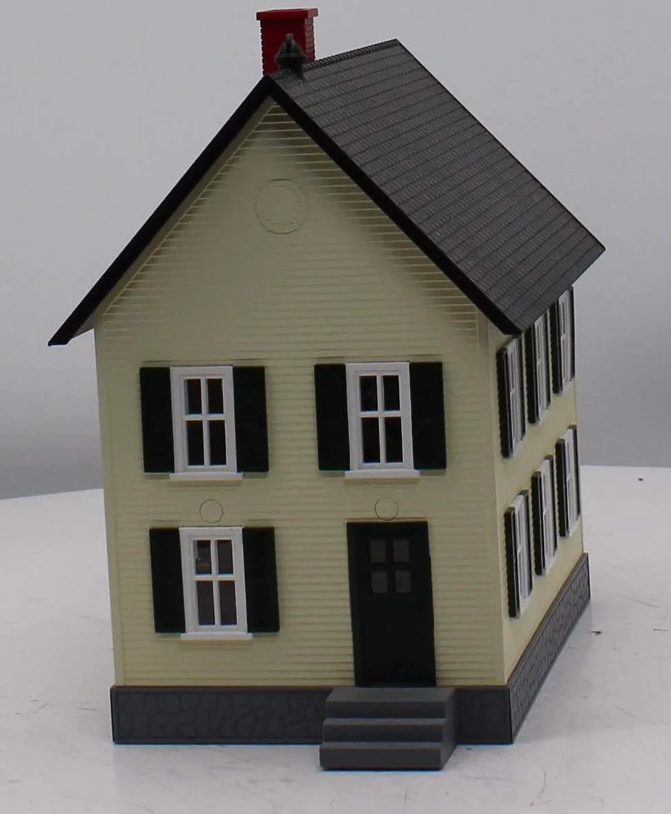 MTH 30-9023 Row House RailKing Yellow #1 O Scale Like New - Image 3