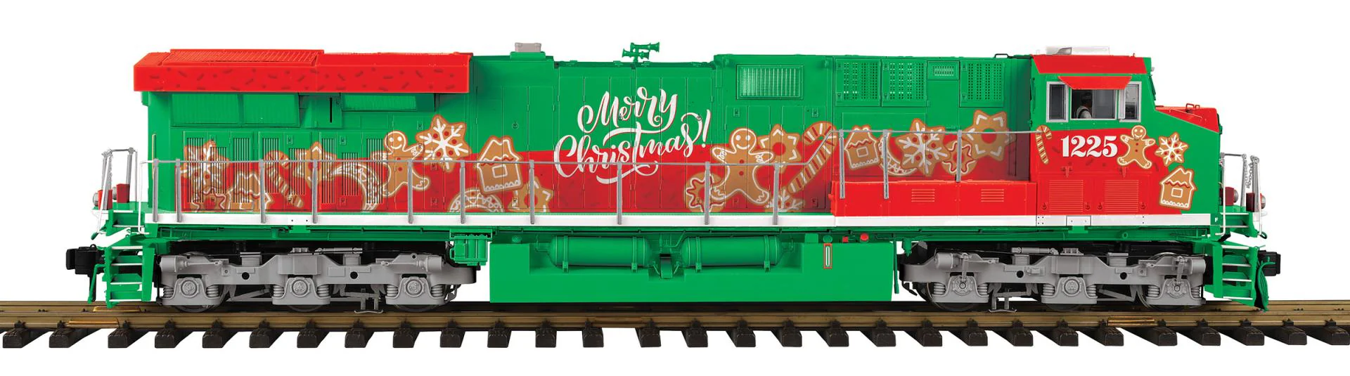 MTH 70-2189-1 RailKing One Gauge Christmas ES44AC Diesel Engine w/Proto-Sound 3.0 limited G SCALE NEW