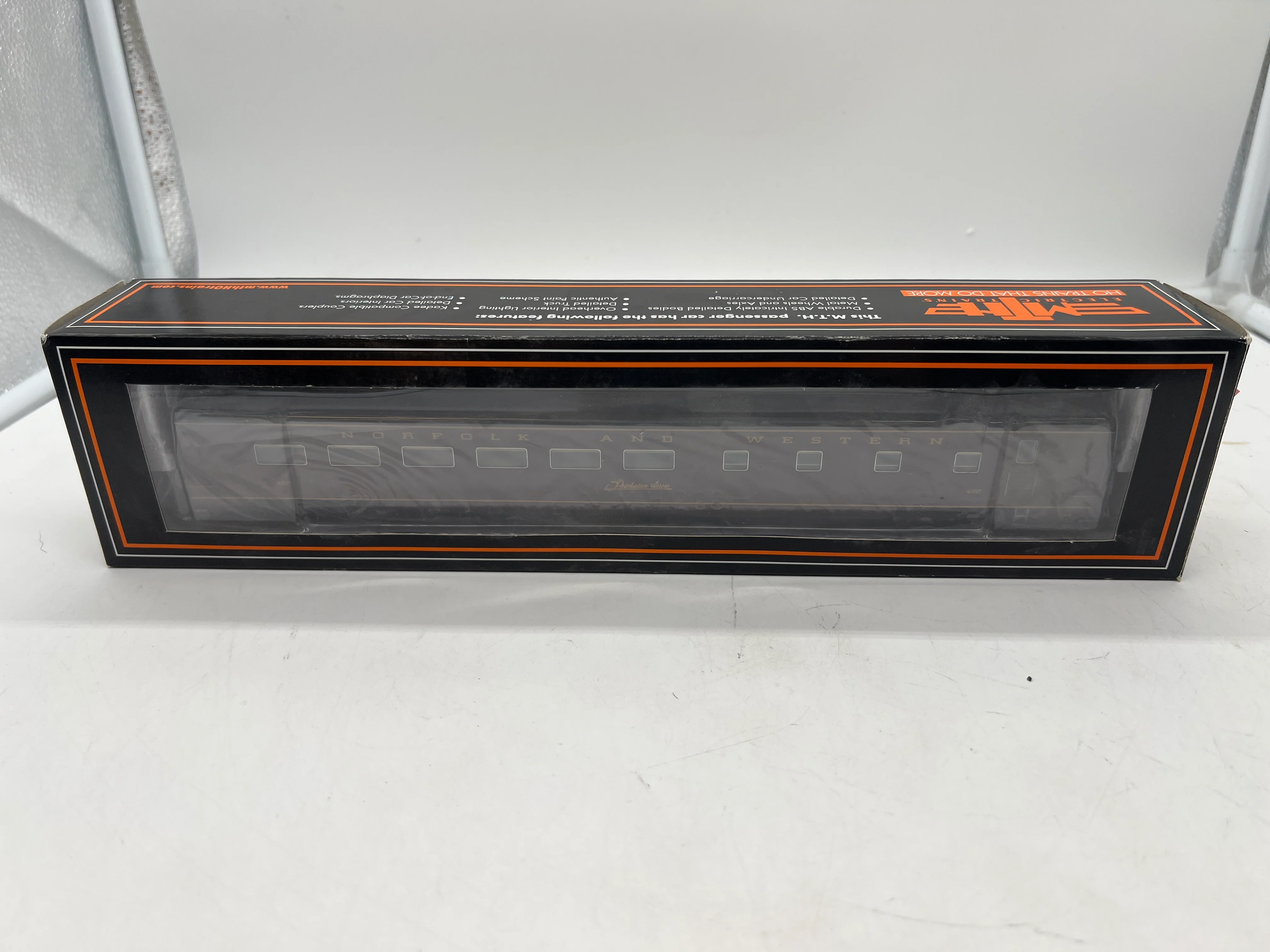 MTH HO 80-60015 Norfolk & Western Diner Passenger Car #492. HO SCALE NEW - Image 5