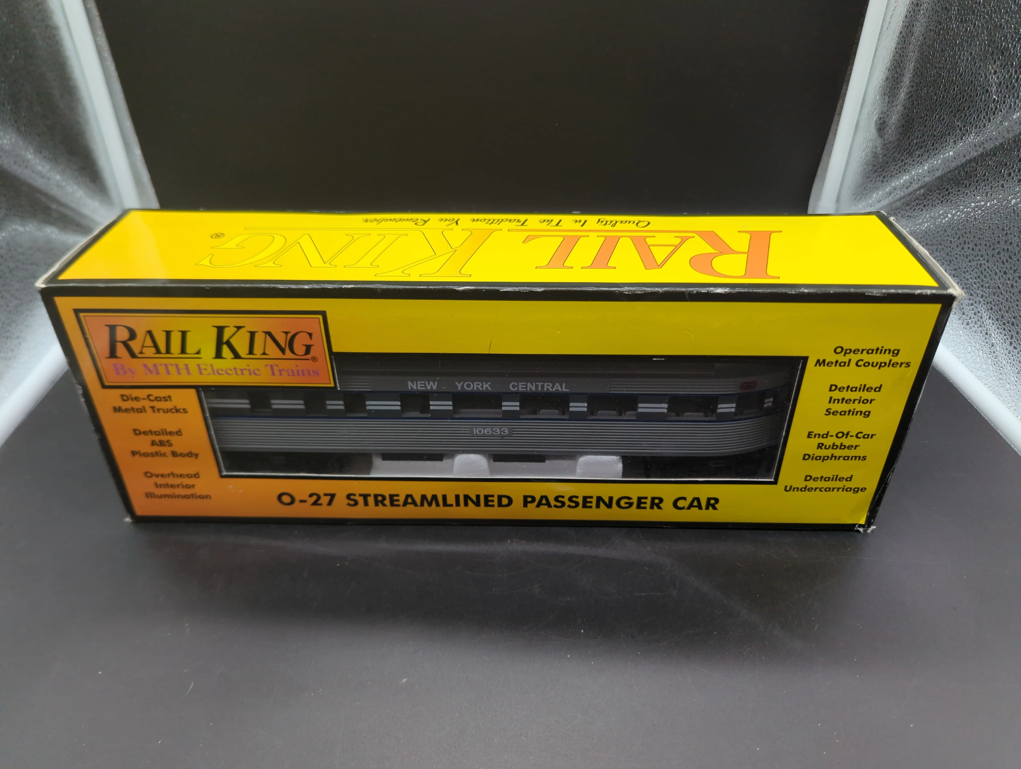 MTH NY Central Streamlined Passenger Car RK-6021 O scale Like New - Image 3