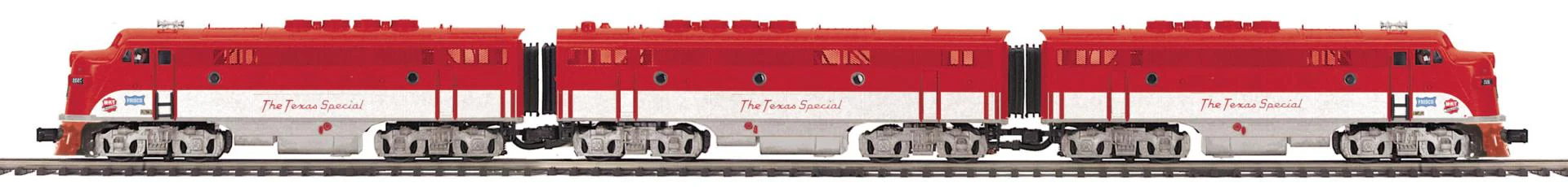 MTH Premier 20-20350-1 Texas Special F-3 ABA Diesel Set With Proto-Sound 3.0 O SCALE NEW