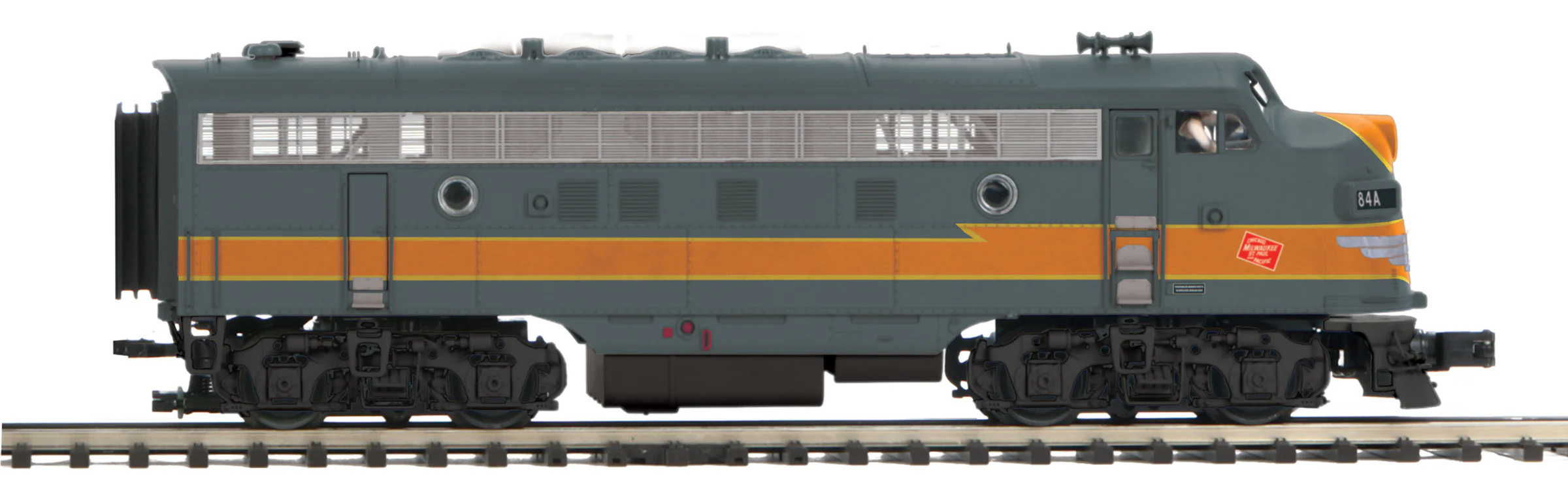 MTH Premier 20-21455-1 Milwaukee Road F-3 A Unit Diesel Engine sold with 20-21455-3 B Non Powered Engine, 20-21456-3 Non Powered B Engine, and 20-21456-4 Non Powered A Engine O Scale new - Image 5