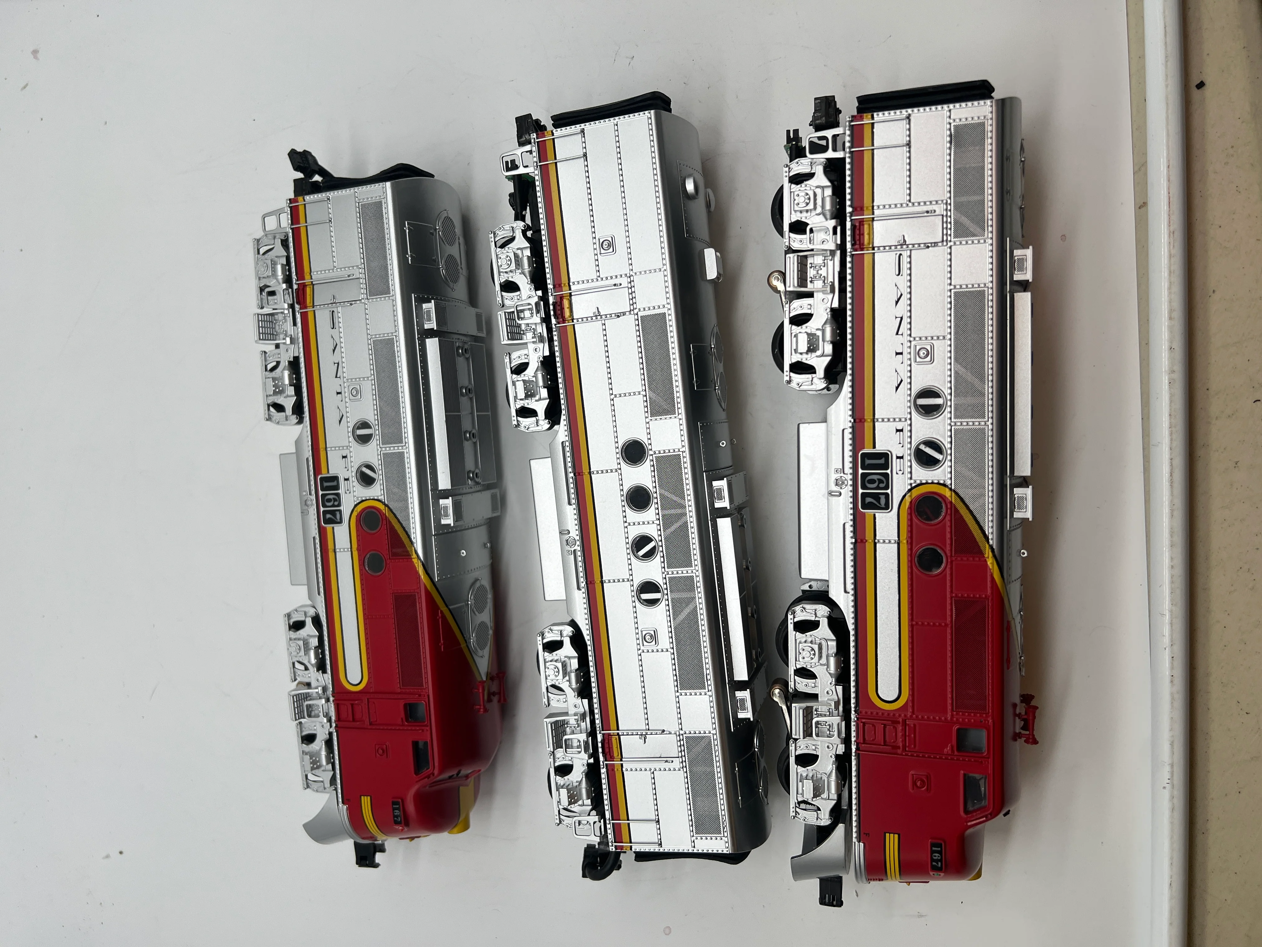 MTH Premier 20-2273-1 Santa Fe FT ABA Diesel Set - ATSF Cab s 167 - With Proto-Sound 2.0 & BCR  O SCALE Used Excellent - Image 10