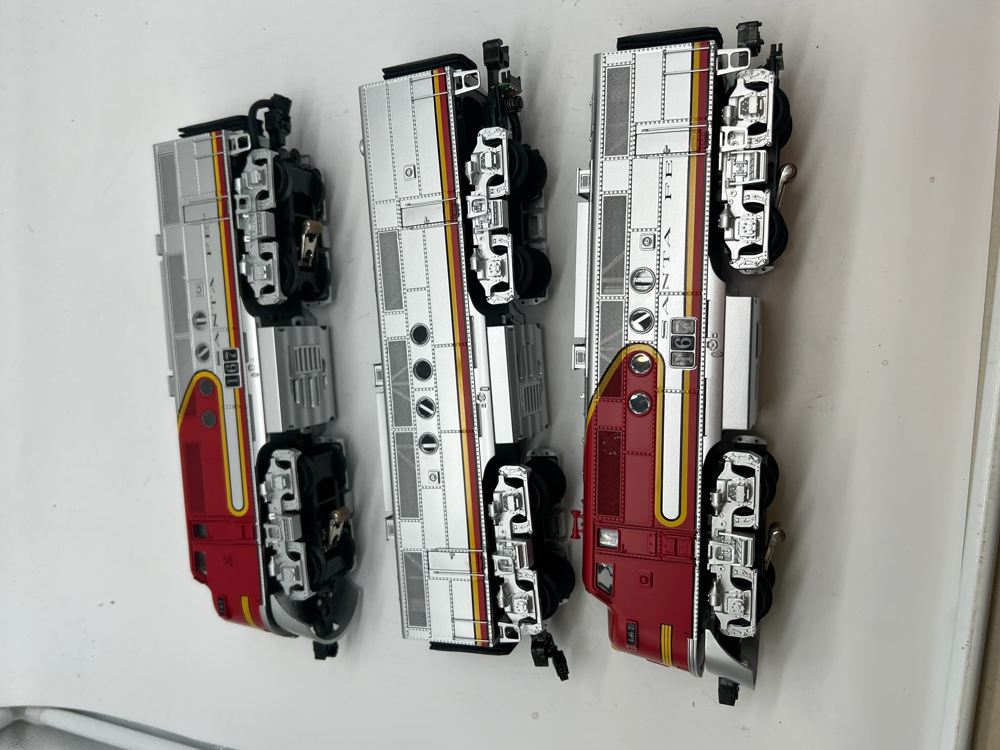 MTH Premier 20-2273-1 Santa Fe FT ABA Diesel Set - ATSF Cab s 167 - With Proto-Sound 2.0 & BCR  O SCALE Used Excellent - Image 4
