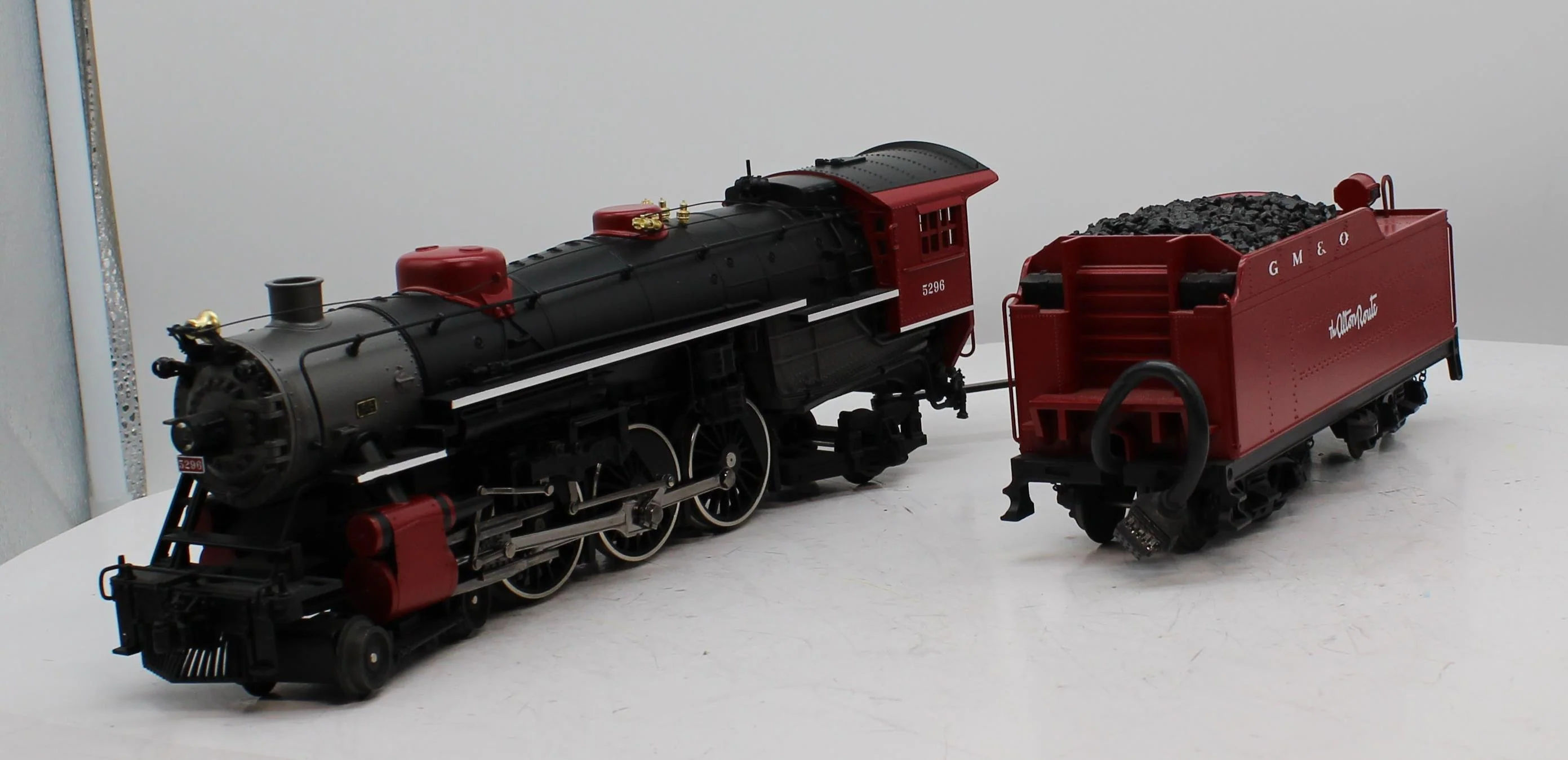 MTH Premier 20-3087-1 Gulf Mobile & Ohio 4-6-2 USRA Heavy Pacific Steam Engine w/Proto-Sound 2.0 O SCALE Like New limited - Image 3