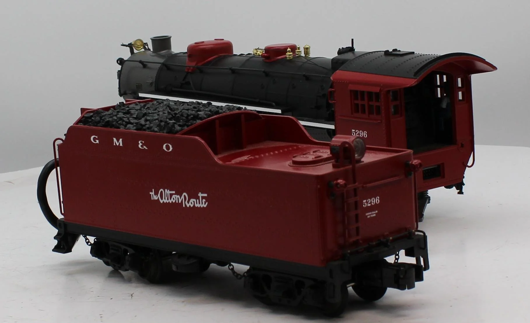 MTH Premier 20-3087-1 Gulf Mobile & Ohio 4-6-2 USRA Heavy Pacific Steam Engine w/Proto-Sound 2.0 O SCALE Like New limited - Image 7