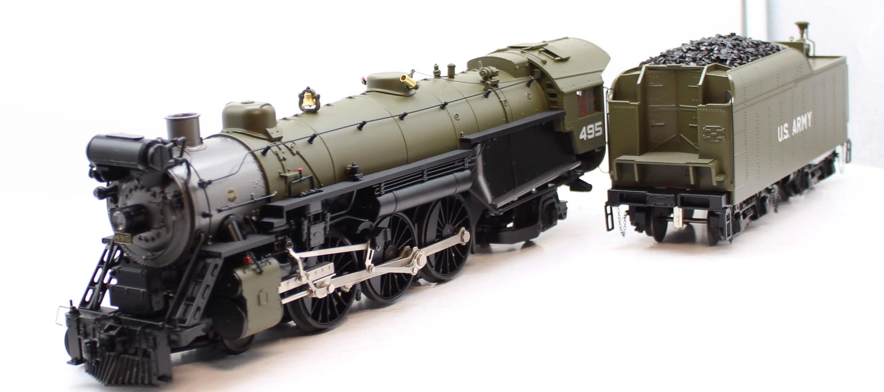 MTH Premier 20-3928-1 US Army 4-6-2 P47 Baldwin Pacific Steam Engine w/Proto-Sound 3.0 O SCALE NEW - Image 6