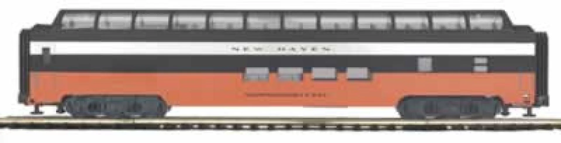 MTH Premier 20-67032 New Haven  70' Streamlined Full Length Vista Dome Passenger Car O SCALE. Like New