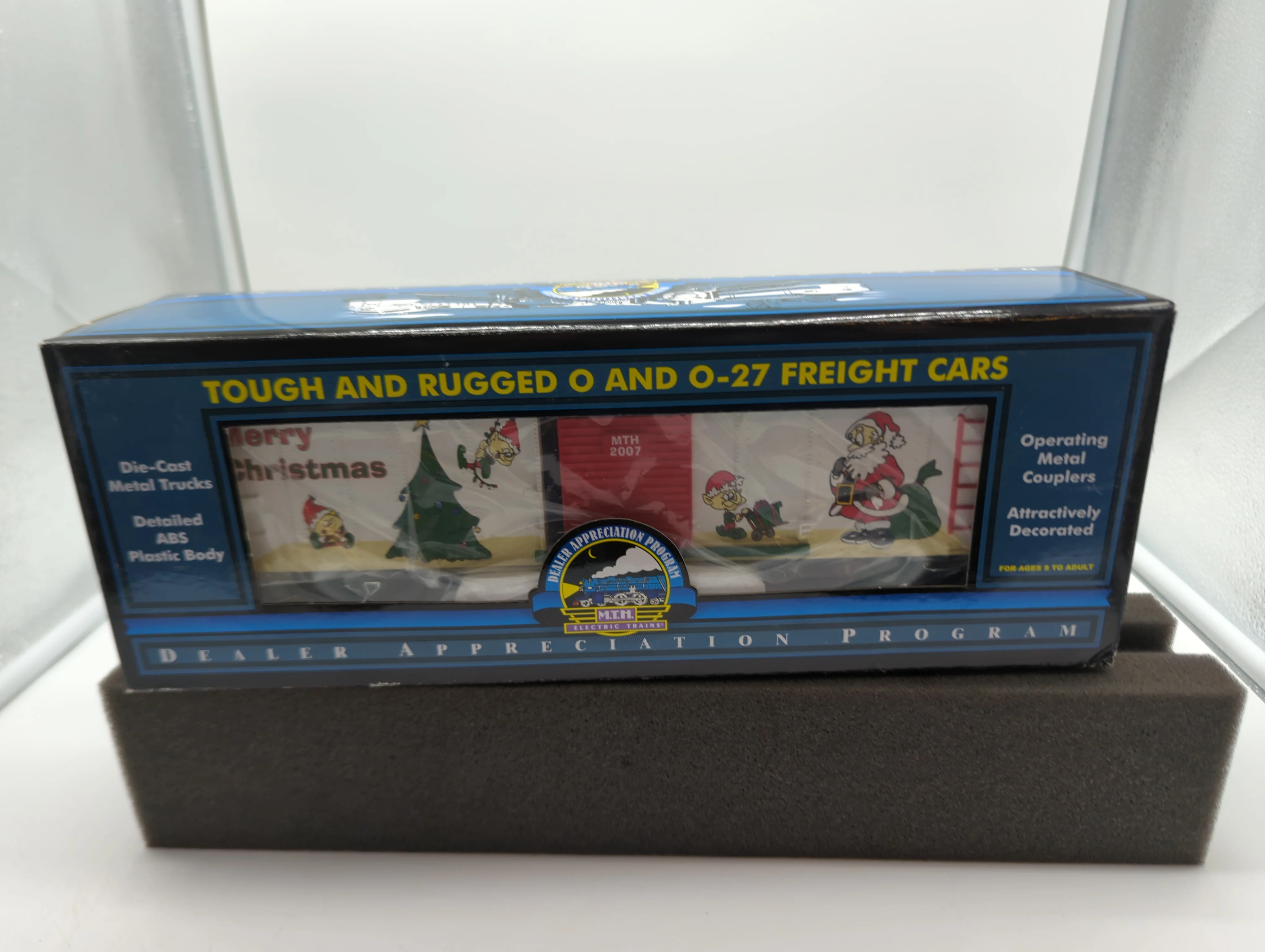 MTH Premier 20-80007G Christmas Box Car 2007 O SCALE Like New - Image 5