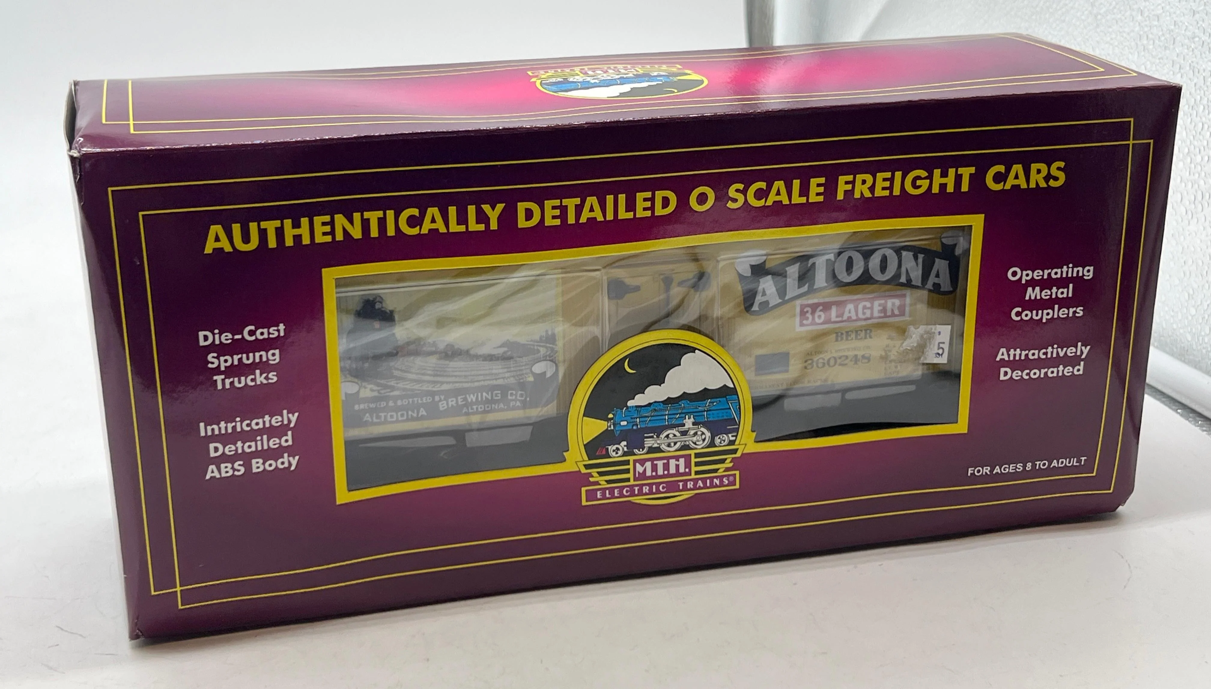 MTH Premier 20-90346d Altoona 36 Lager Beer 36' Woodside Reefer O SCALE NEW - Image 2