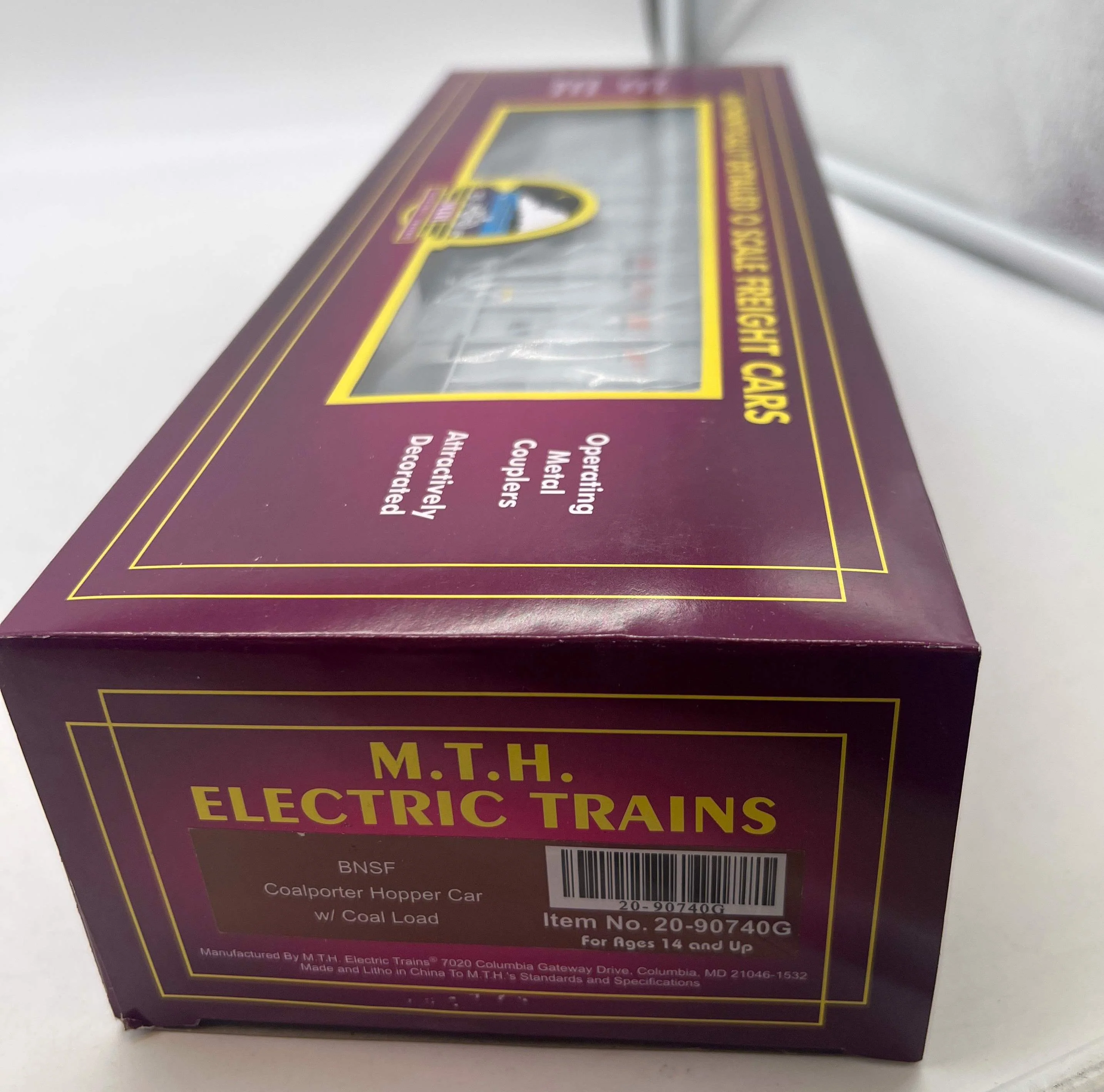 MTH Premier 20-90740g BNSF Coalporter Hopper Car O SCALE NEW - Image 2