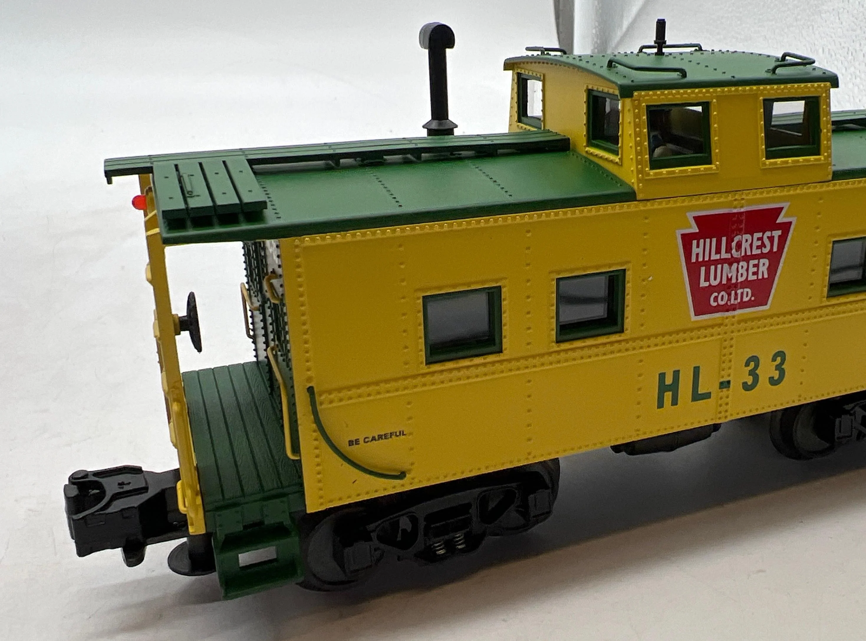 MTH Premier 20-91028 Hill Crest Lumber Company Steel Caboose O SCALE Like New - Image 2