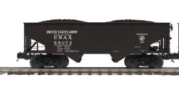 MTH Premier 20-92258C U.S. Army 2-Bay Flat End Offset Hopper Car O Scale NEW