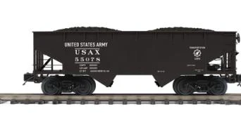 MTH Premier 20-92259B U.S. Army 2-Bay Flat End Offset Hopper Car #55078 NEW