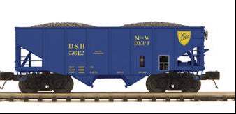 MTH Premier 20-92412G Delaware & Hudson D&H 2-Bay Fish Belly Hopper Car #5612 limited O SCALE NEW