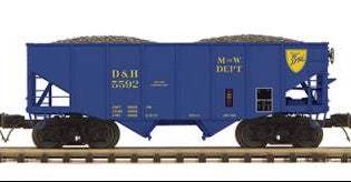 MTH Premier 20-92413F Delaware & Hudson D&H 2-Bay Fish Belly Hopper Car #5609 limited O SCALE NEW