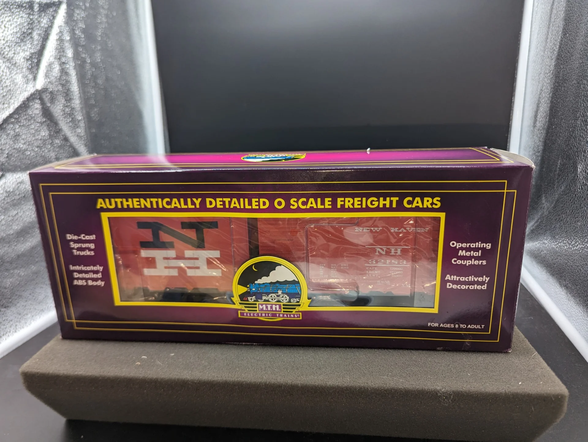 MTH Premier 20-93327 New Haven 40' AAR Box Car O Scale Like New - Image 5