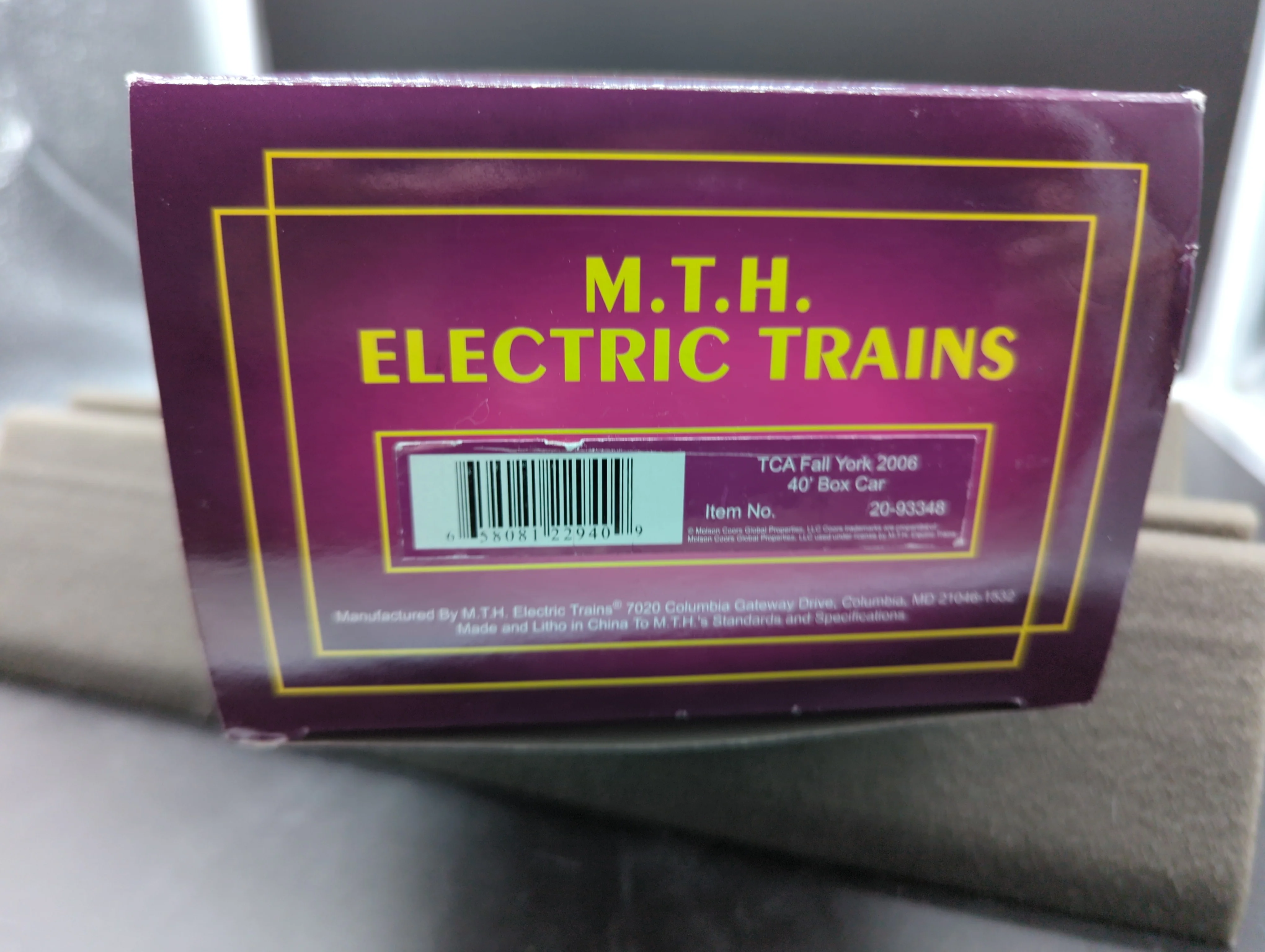 MTH Premier 20-93348 TCA Fall York 2006 Box Car #TCA Fall York 2006 Featuring Coors Light Silver Bullet. O SCALE NEW - Image 3