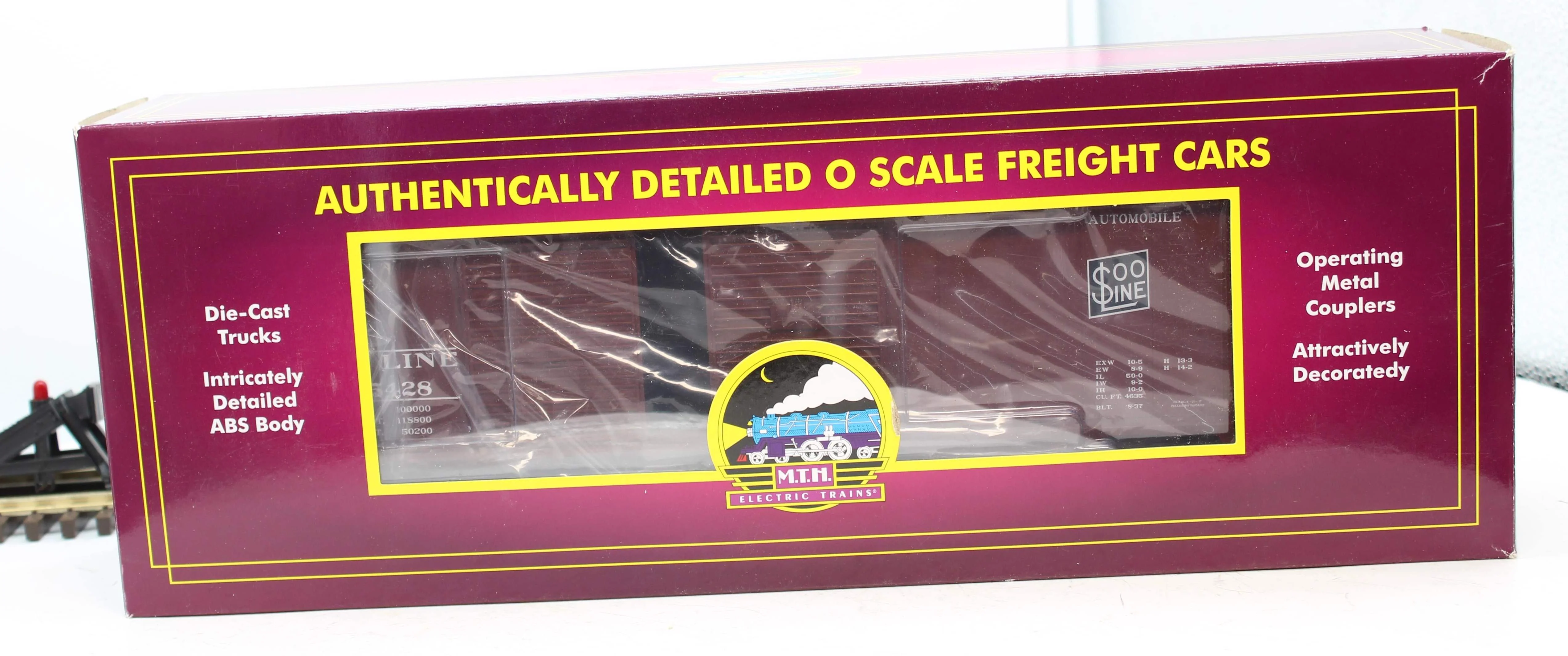 MTH Premier 20-93783 SOO Line Double Door 50' Box Car 175428 O SCALE Like New - Image 3