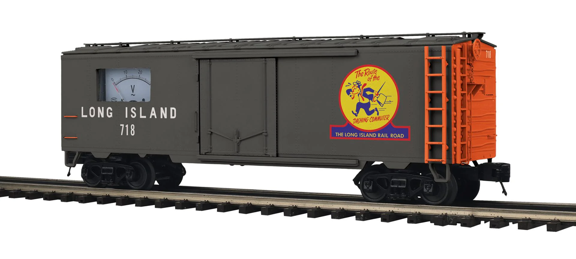 MTH Premier 20-94745 Long Island 40' Steel Sided Power Meter Car #721 LIMITED O Scale NEW